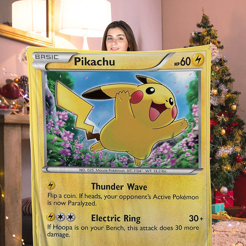 custom pokemon card blanket - Affordable, Quick & Trusted by 1000+ Customers
