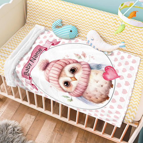 personalized owl baby blankets - Affordable, Quick & Trusted by 1000+ Customers